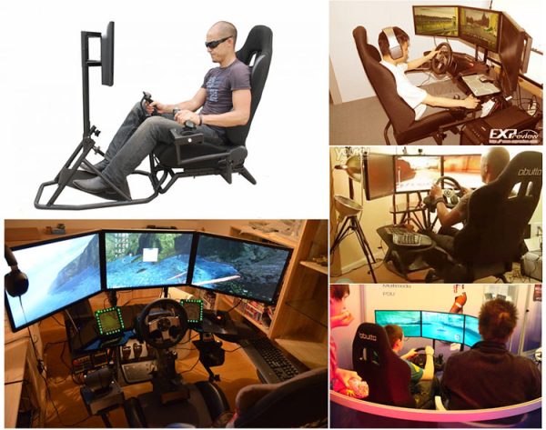 Ghế Obutto ozone o2T ghế mô phỏng sim racing làm việc workstation