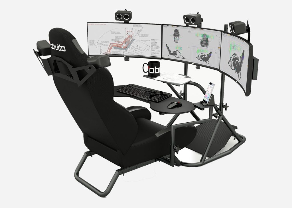 Ghế Obutto ozone o2T ghế mô phỏng sim racing làm việc workstation
